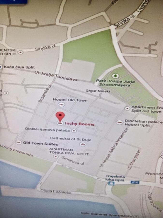 Inchy Accommodation - In The Center Of Diocletian'S Palace سبليت المظهر الخارجي الصورة
